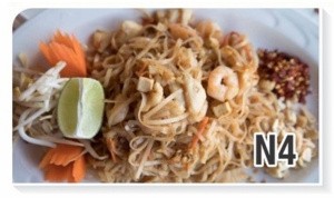 N4. Pad Thai (Shrimps)
